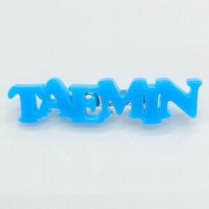 Blue SHINee Taemin gacha badge / pin from Japan